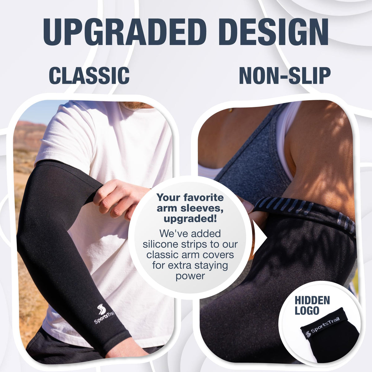 SportsTrail cooling moisture-wicking fabric close-up delivering breathable performance.