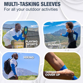 SportsTrail durable active arm sleeves built to last through adventures.