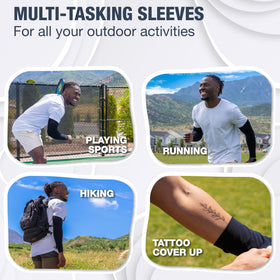SportsTrail durable arm sleeves maintain fit through training and games.