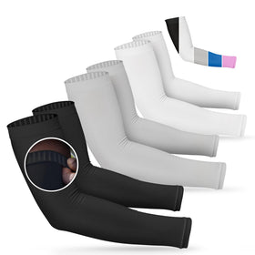 Sportstrail non-slip arm sleeves with breathable fabric for all-day comfort