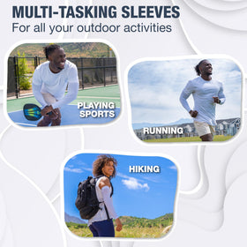 SportsTrail unisex stretchable arm sleeves adapting to men, women, and youth
