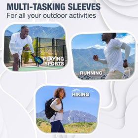 Sportstrail durable zero-chemical arm sleeves built for long-lasting wear
