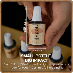 Spot Light Brown Wood Stain Kit Cherry bottle adds warm highlights to trim