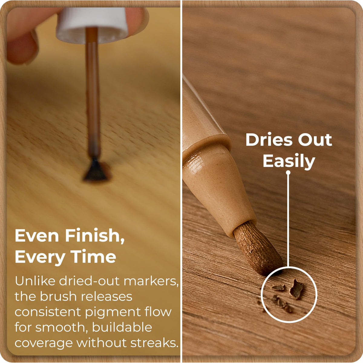 Spot Light Brown Wood Stain Kit four bottles support multiple repairs