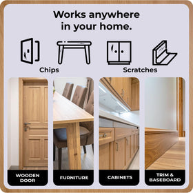 Spot Light Brown Wood Stain Kit interior and exterior use preserves texture