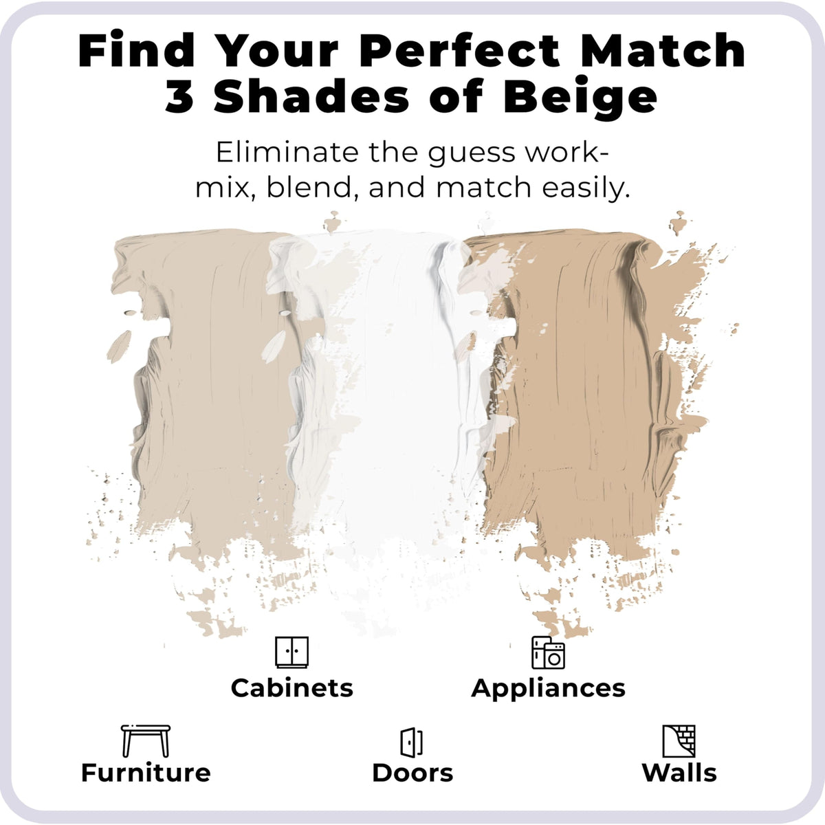 Spot. white matte shade swatch for fast furniture touch-ups.
