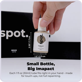Spot. beige shade 2 swatch for matching cabinet surfaces.