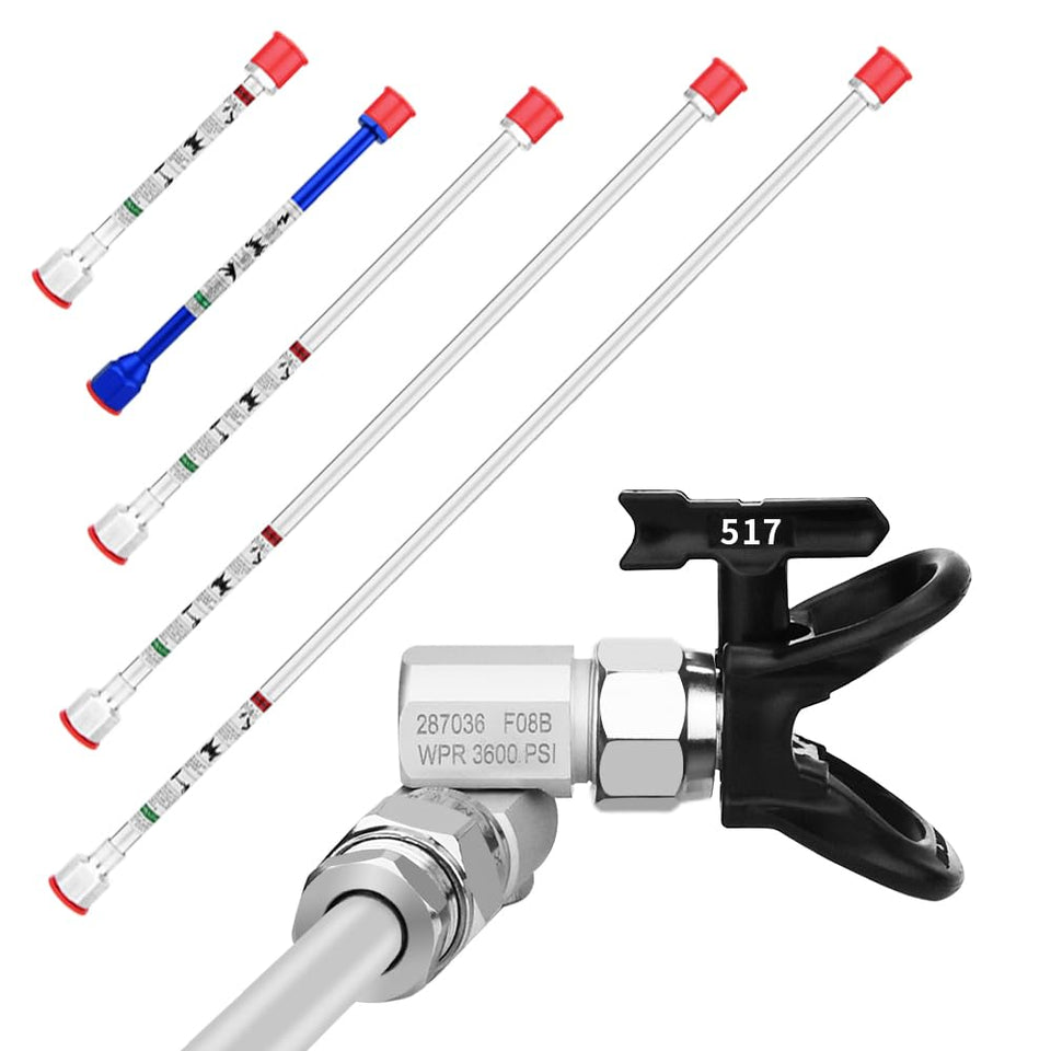 Spray Freely extension pole 8in for tight reaches and stable control.