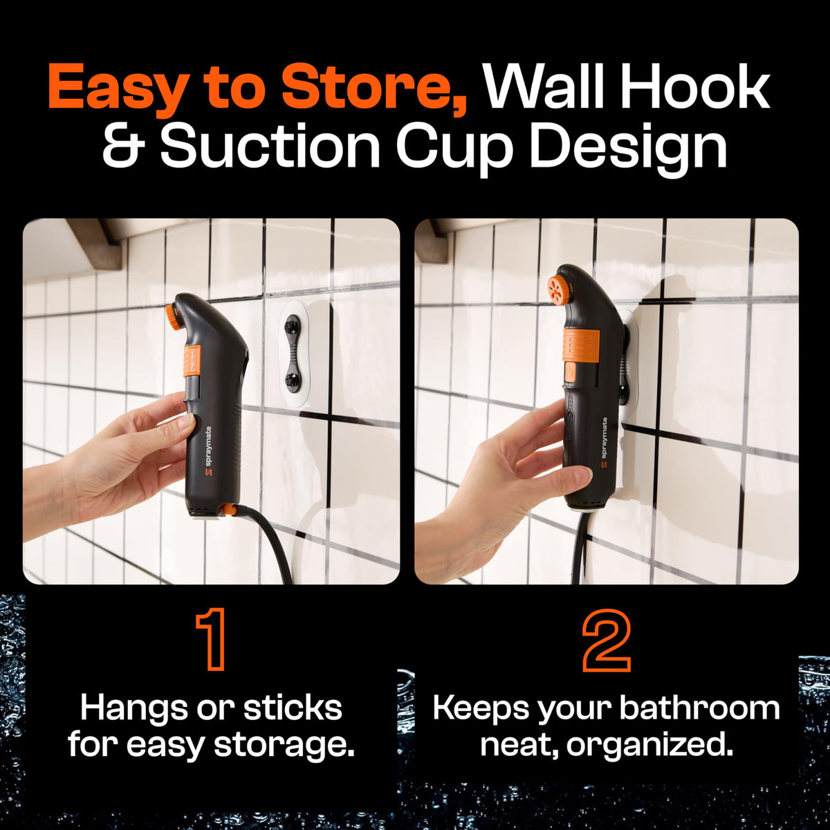 Spray Mate Jumbo travel-ready setup shown for camping and road trips.