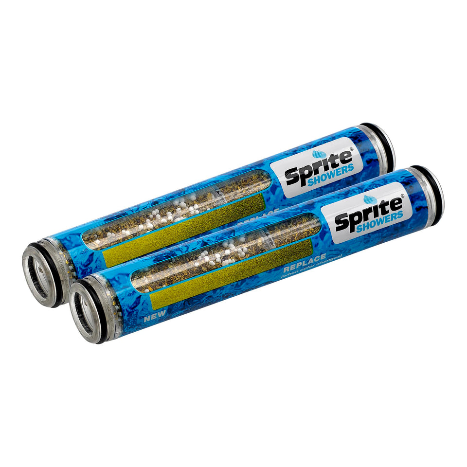 Sprite HHC-2 replacement cartridge pack for consistent shower filtration.