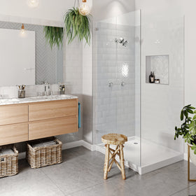 Sprite SL2-BN brushed nickel housing enhances shower aesthetics.