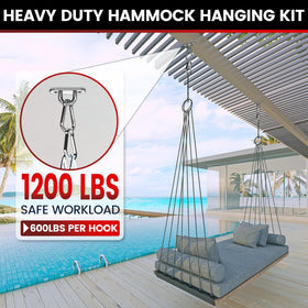Sprookber snap hook for heavy duty ceiling mounting up to 600 lb