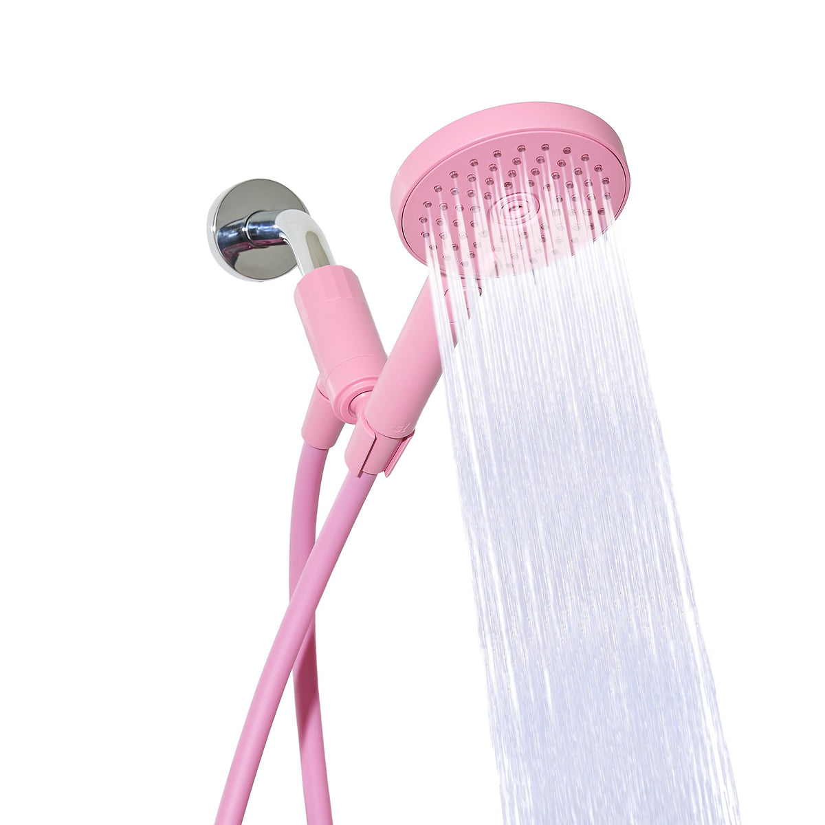 Sproos handheld shower head with Monsoon spray for full-coverage rinse.