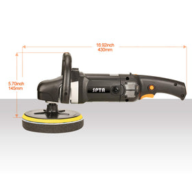 SPTA Buffer Polisher pads set with multiple sizes for versatility.
