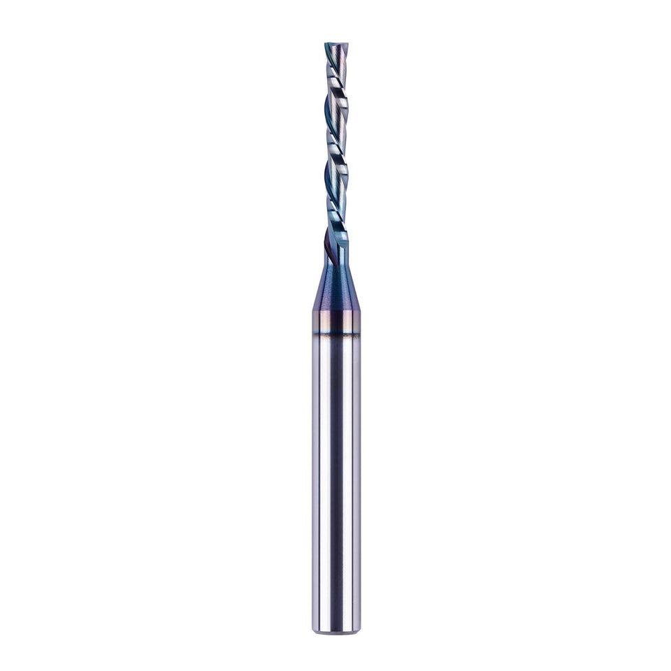 SpeTool downcut router bit with 1/8 inch diameter for clean top surfaces