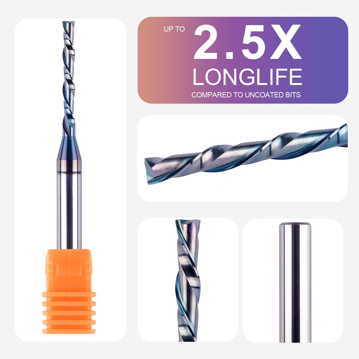 SpeTool spiral downcut bit delivers smooth edges on woodwork