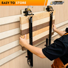 SpeTool woodworking clamps suited for cutting boards, tabletops, and cabinet tops.