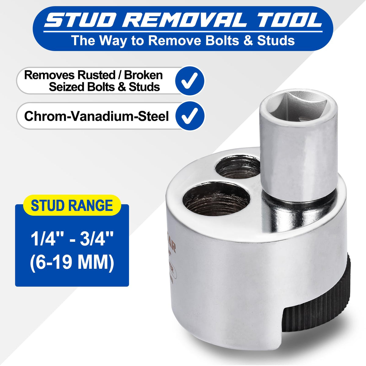 Spurtar Bolt Extractor setup for half-inch drive quick use.