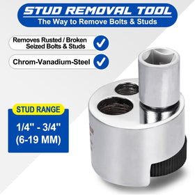 Spurtar Bolt Extractor setup for half-inch drive quick use.