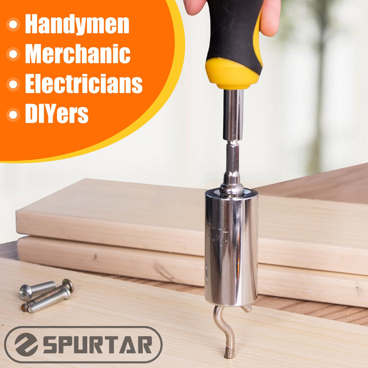Spurtar compact design fits in tool kits for on-the-go projects