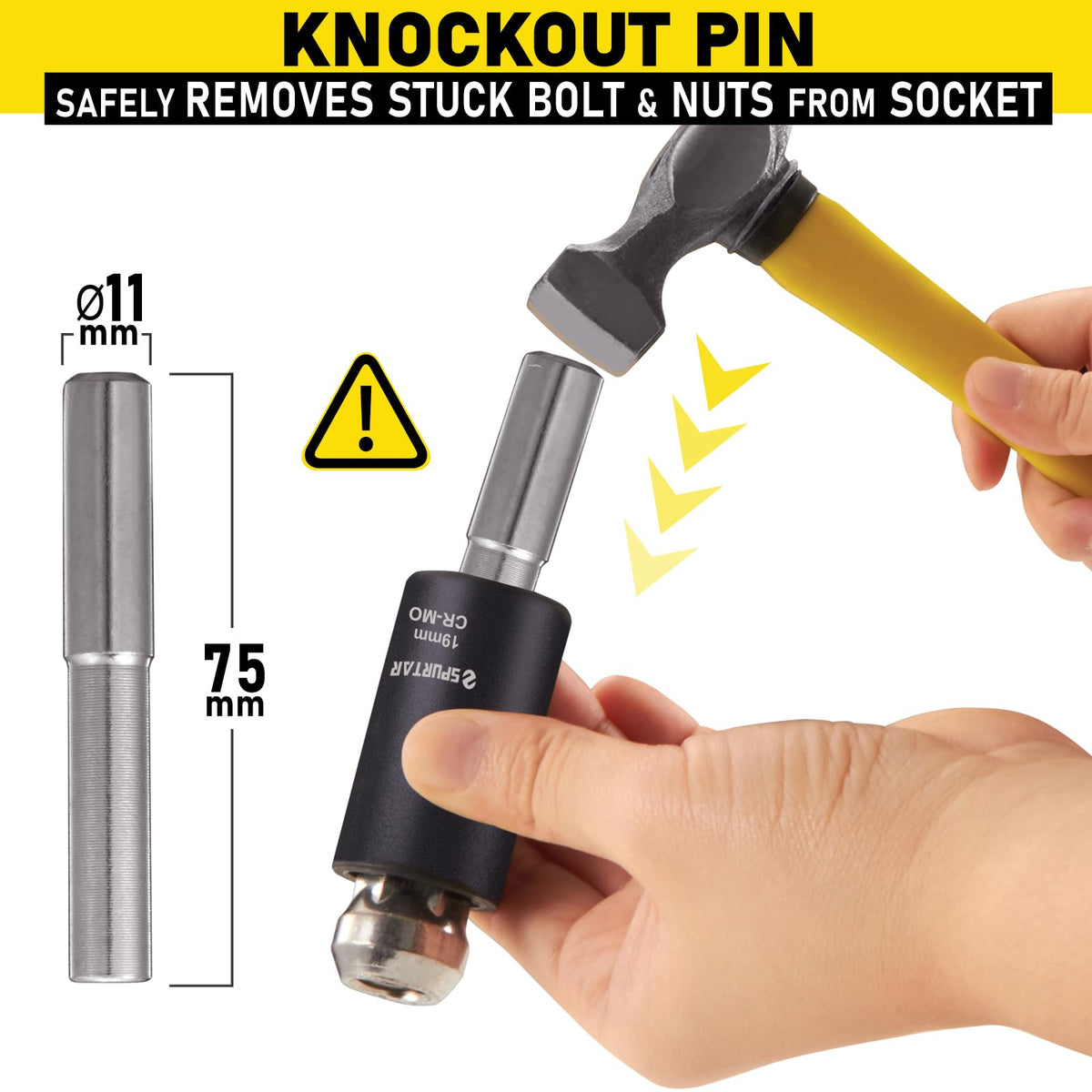 Spurtar manual use warning emphasizes safe operation.