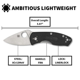 Spyderco Ambitious in the field, ideal for camping and hunting prep