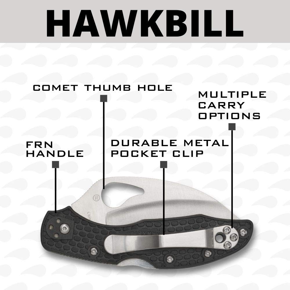 Spyderco Byrd skeletonized stainless liners add strength without extra weight