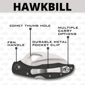 Spyderco Byrd skeletonized stainless liners add strength without extra weight