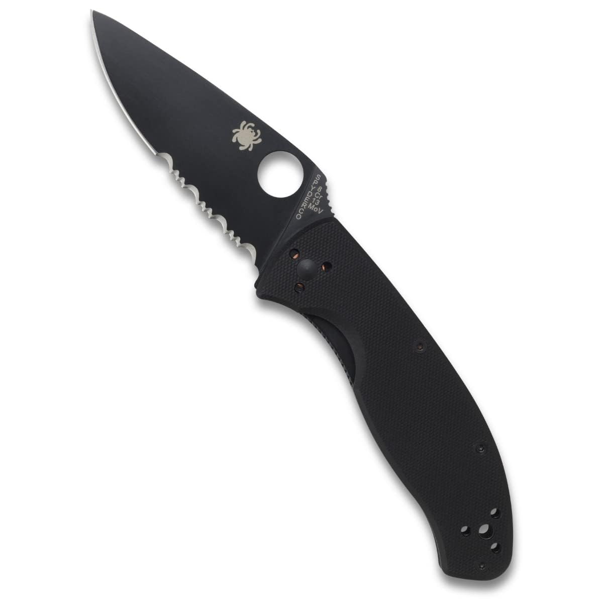 Spyderco Tenacious blade close-up showing a 3.3-inch edge for everyday tasks
