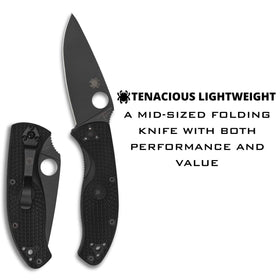 Spyderco Tenacious FRN handle texture for secure non slip grip