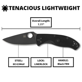 Spyderco Tenacious four-position pocket clip enables versatile carry