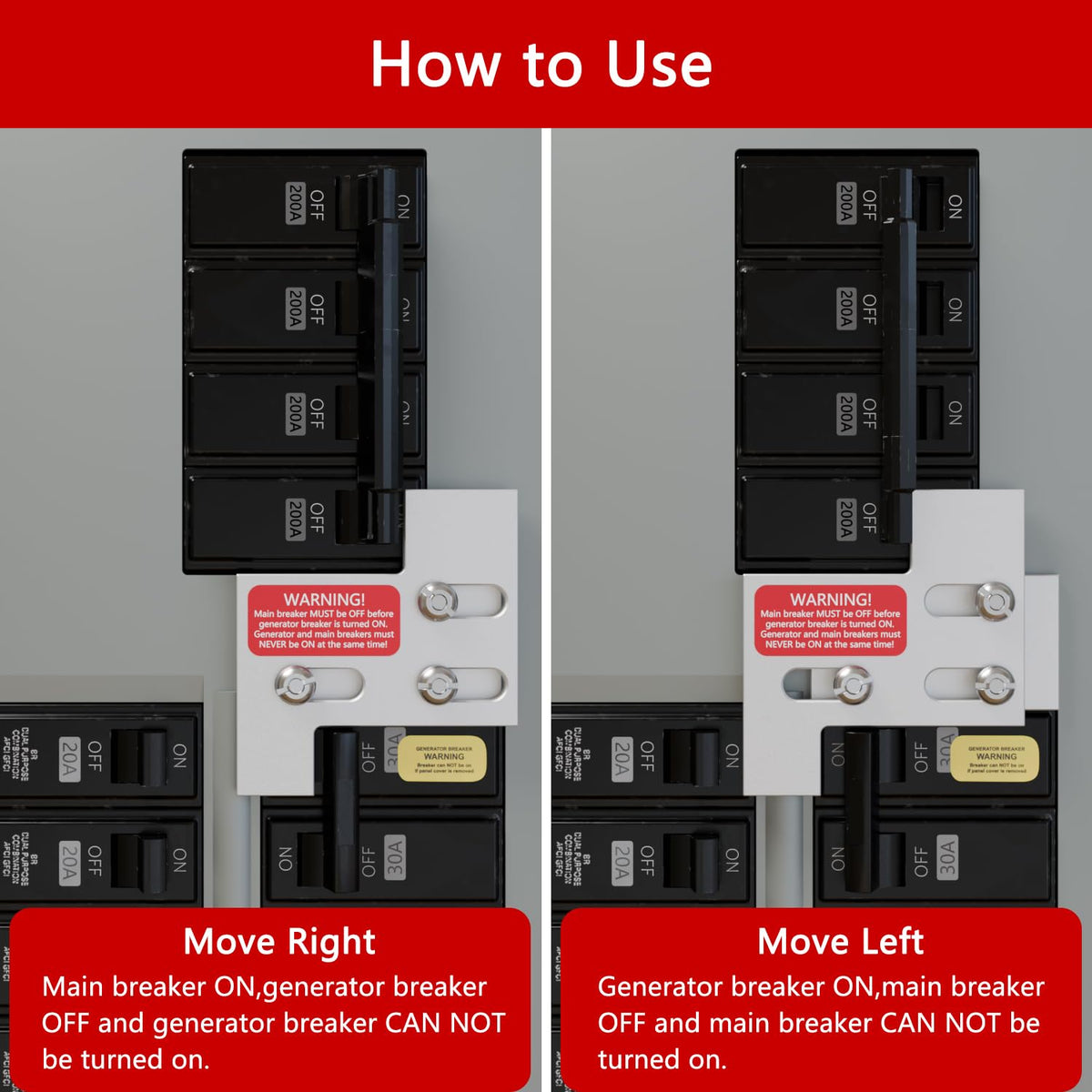 SPZOCE reminder labels guiding panel operation safety checks