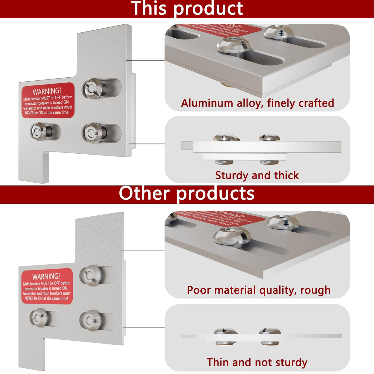 SPZOCE screws and nuts included for interlock installation