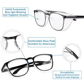 SQIMZAR protective eyewear for women nurses in clinical settings