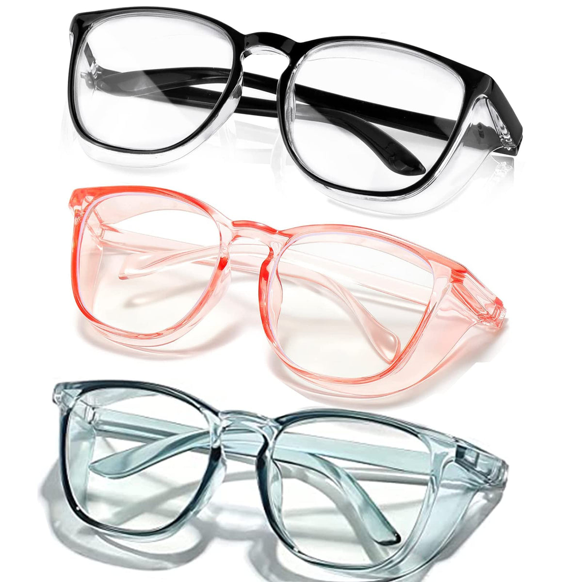 SQIMZAR safety glasses with side shields for added protection and clarity