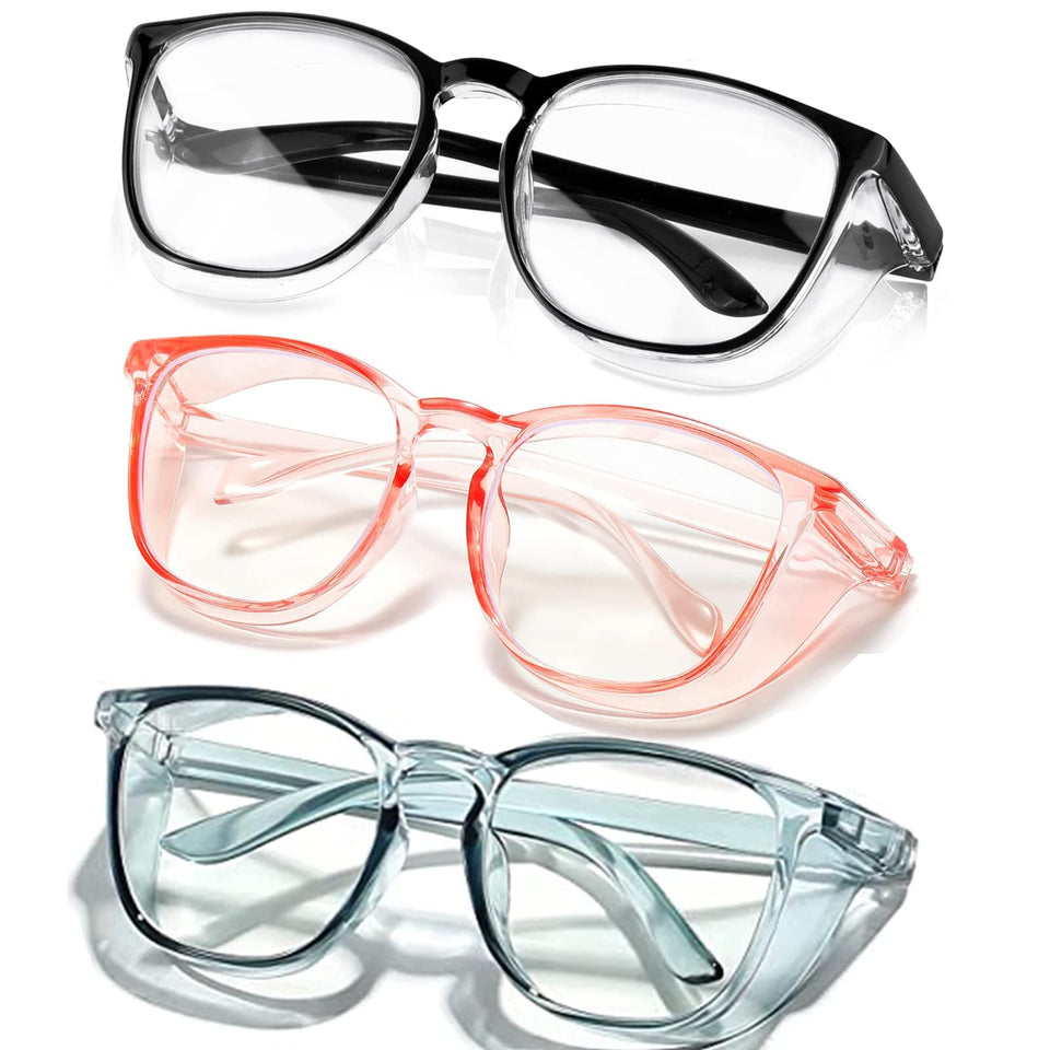 SQIMZAR safety glasses with side shields for added protection and clarity