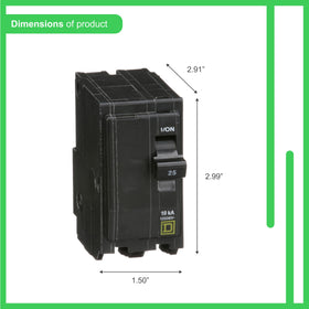Plug-on design enables quick installation in compatible panels