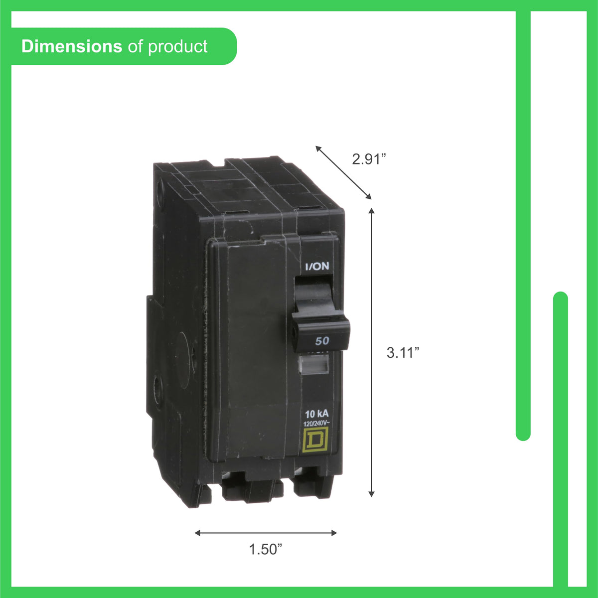 Square D Qwik Open Visi-Trip indicator aids quick troubleshooting