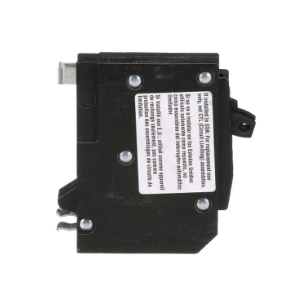 Square D QO2020C clam-pack packaging protects the unit during shipping