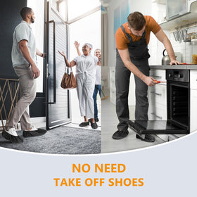 Squish breathable nonwoven material keeps feet comfortable and odor-free.