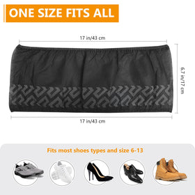 Squish multiuse shoe covers suitable for home, office, and workshops.