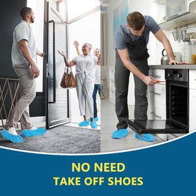 Squish recyclable shoe covers combine protection with eco-conscious disposal.