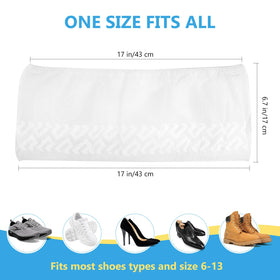 squish shoe covers 100-pack disposable and recyclable for quick cleanup