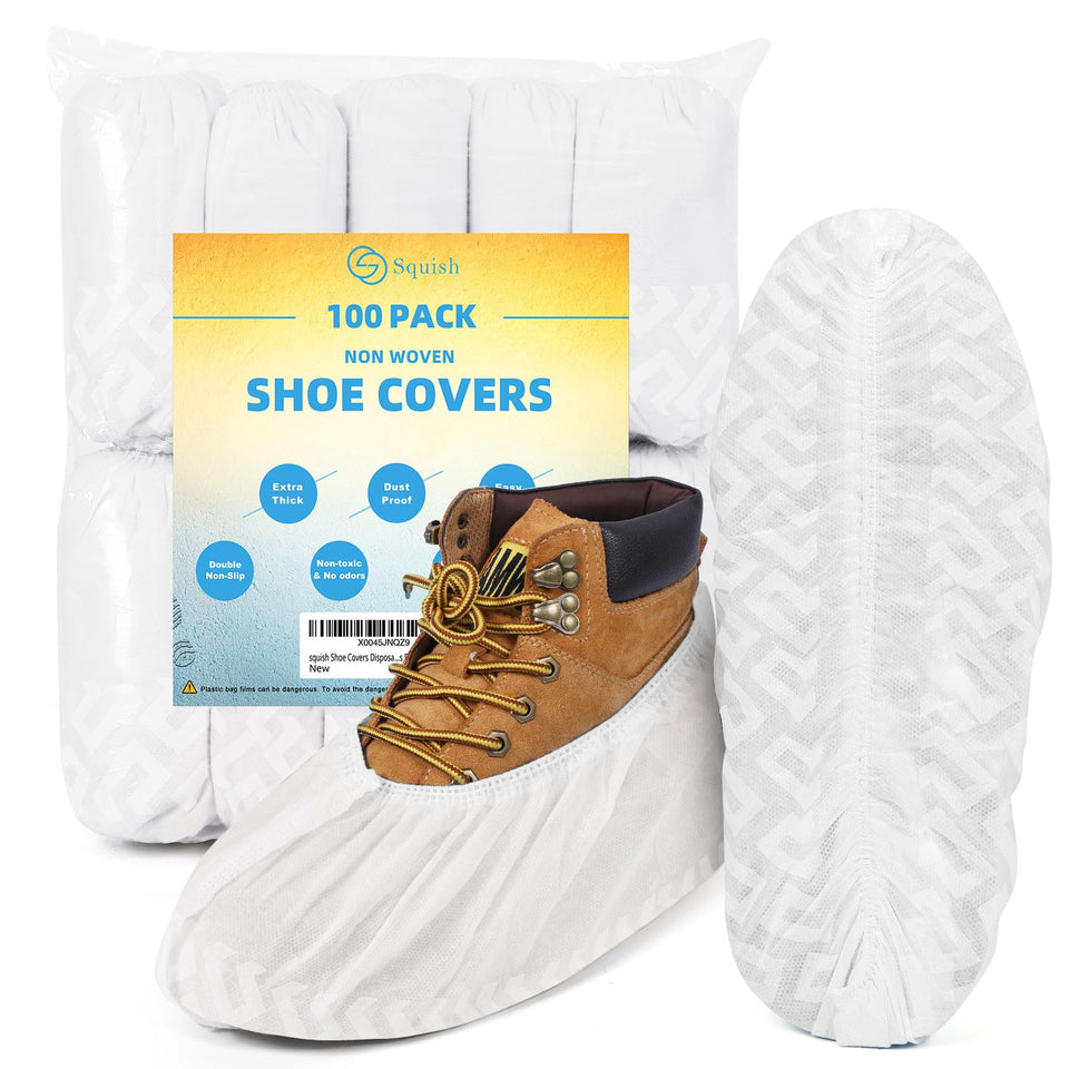 squish anti-slip sole shoe covers for indoor floor safety