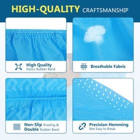 Squish thick disposable boot covers offer durable protection for messy outdoor tasks.