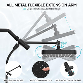 SR SUN RISE 59-inch hose offers reach and flexible mounting.
