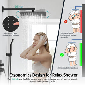 SR SUN RISE handheld bracket supports secure, easy adjustments during showers.