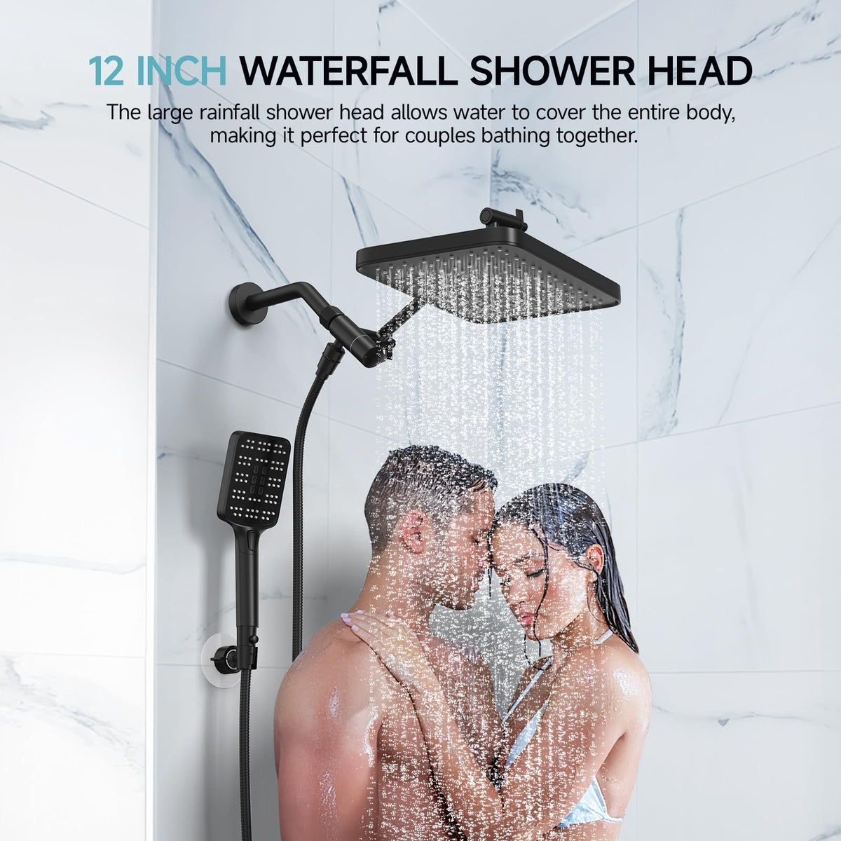 SR SUN RISE handheld spray with three modes offers versatile bathing options.