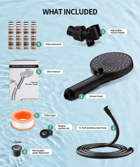 SR SUN RISE matte black finish complements modern bathrooms