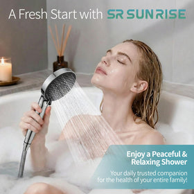 NSF-certified filtration supports a healthier shower experience